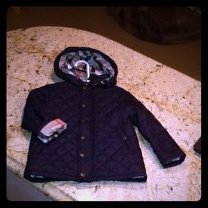 Burberry toddler quilted jacket coat sz 3y/98 cm